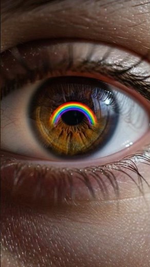 The Truth About How You See Colors 😲🌈#vision #brainfacts #scienceshorts #viral