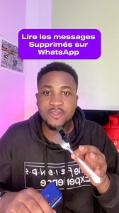 1M views · 10K reactions | Voici comment tu vas lire les messages supprimés sur WhatsApp #IA #hack #astuce | Motia Dorian - MD | Facebook