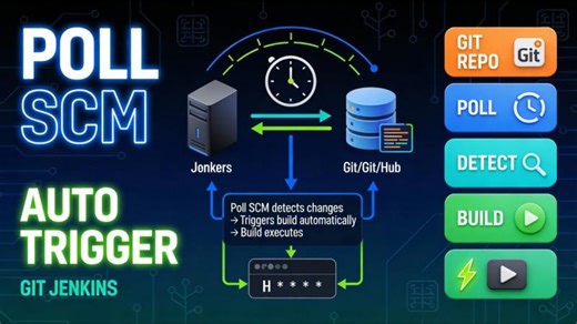 Jenkins Poll SCM Step-by-Step | Git Auto Trigger Explained | Hindi | Nitesh Nikhare