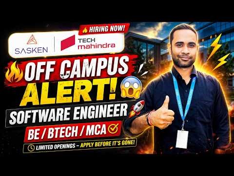 Sasken Software Engineer Hiring | BTech/ MCA | TechMahindra Hiring