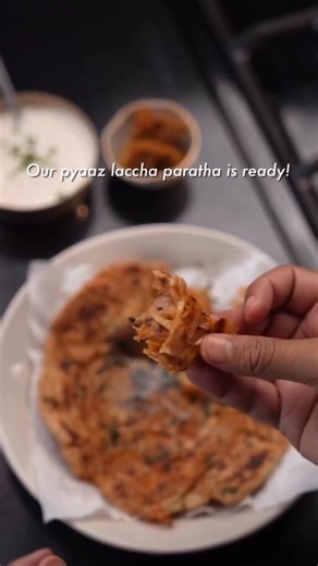 Foodiez_adda | ✨ Punjabi Pyaaz Laccha Paratha Recipe ✨ Craving something crispy, flaky, and full of flavor? 🤩 Try this mouthwatering onion laccha paratha... | Instagram