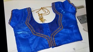 Very beautiful blouse design stitching with Lace/blouse design