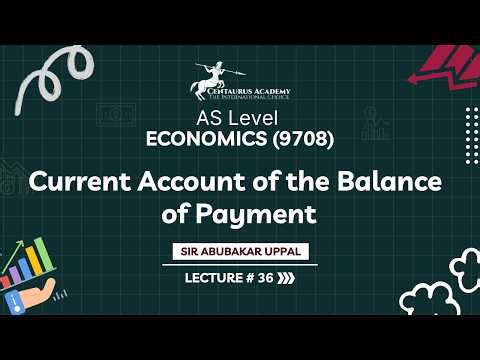 AS Economics (9708) | Balance of Payments | Deficit, Surplus & Components Explained | lecture 36