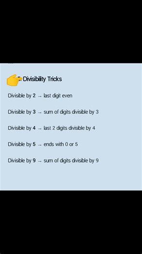 1.8K views | Divisibility Tricks | Mathtuto | Facebook