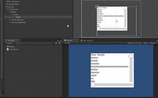 【Unity框架】通过滑动条显示文本内容