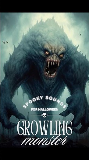 Sounds of Halloween: Growling Monster #halloween #monster #spooky