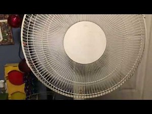 February 6, 2026 (RARE) my Unbranded 16 inch white stand fan demonstration.