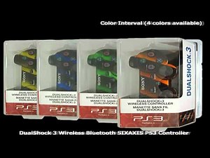 Wireless Bluetooth SIXAXIS DualShock 3 PS3 Controller from Fyygame.com