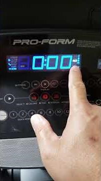 How to fix hello and beeps problem proforma elliptical exercise by press ifit button till green