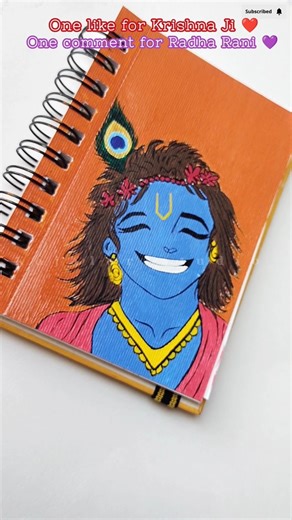 Lord Krishna acrylic painting for beginners #tutorial #art