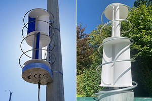 Philéole, une mini éolienne verticale pour les maisons, les bateaux et les lampadaires