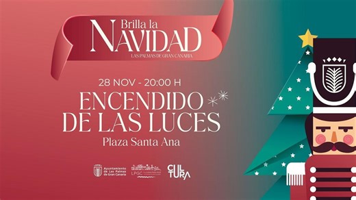 Las Palmas de Gran Canaria enciende sus luces navideñas
