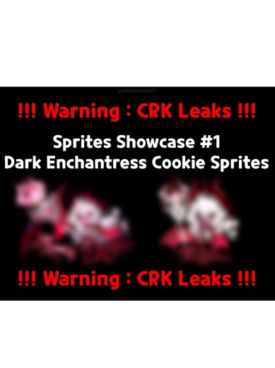 Dark Enchantress Cookie Sprites Showcase in Cookie Run