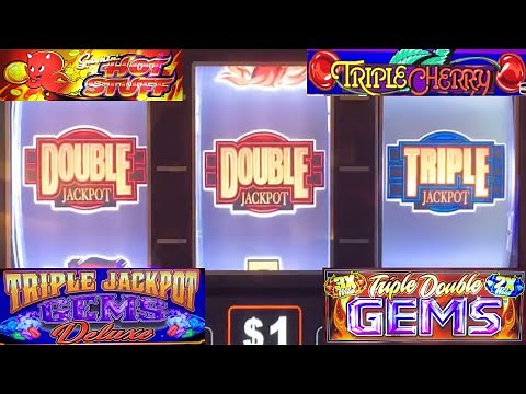 BOOM! TRIPLE CHERRY + Triple Jackpot Gems DELUXE + Triple Double Gems + Triple double Jackpot Wild!