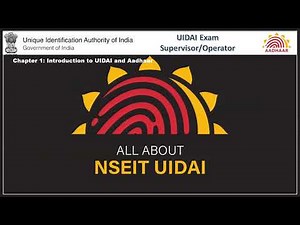 #Aadhaar Supervisor Operator Exam