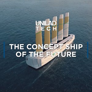 267K views · 2.3K reactions | Oceanbird is a wind-powered cargo ship concept that will operate with 90% fewer emissions  Wallenius Marine | UNILAD Tech | Facebook