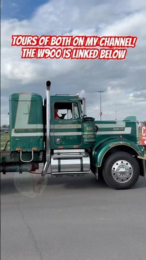 Kenworth W900A & Dodge Bighorn after mid-America trucking show