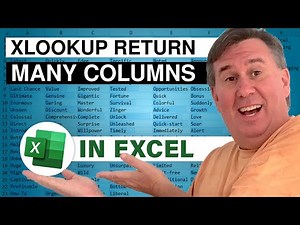 Excel VLOOKUP To Return Many Columns Now Easier With XLOOKUP - Episode 2594
