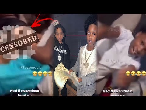 Rapper Lil RT Goes Viral After Grown Woman Tw3rks On “FNG King” At His 10th Birthday Party!?