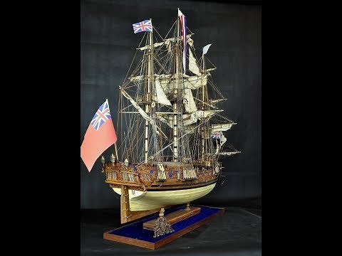 HMS Royal Caroline 1749 wood mdoel ship kits boxwood carvings