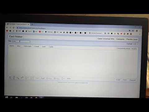 Tuto Transferer ses cours sur CASIO 90+E 2019 (Part 1/3)