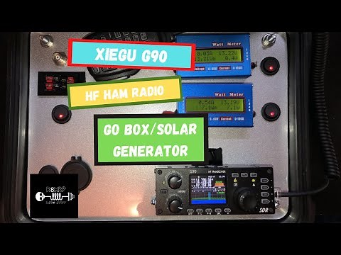 Xiegu G90 Ham Radio Go Box & Solar Generator