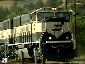 33K views · 5.6K reactions | A trio of Burlington Northern SD70MACs in the "Executive" paint scheme take a coal train through Newcastle, Wyoming. From the C-Vision show "Wyoming Coal Trains" https://rfd.video/WyomingCoal #burlingtonnorthern #burlingtonnorthernrailway #coaltrains #CoalTrains #powderriverbasin #powderriver | Railfan Depot | Facebook