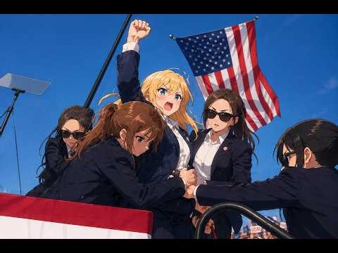 2024 US Election, but they are all Anime Girls