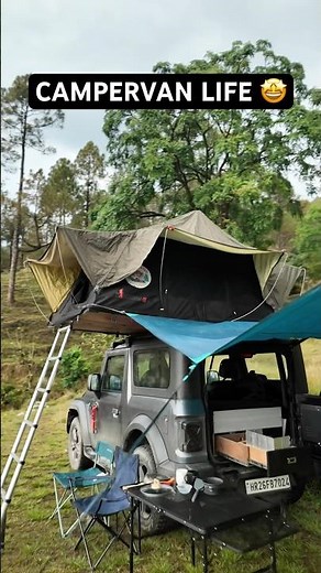 Thar Overland Setup | Perfect Camper for Long Trips 🚙🔥#TharCamper #TharCamping #MahindraThar #thar