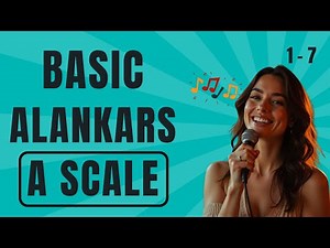 A scale Alankar 1 - 7 | Vocal riyaz with Tanpura and Tabla