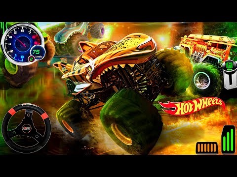Extreme Monster Truck Stunts Racing 3D - HotWheels Monster Truck Stunt Mayhem : PC Gameplay