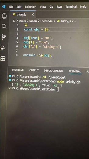 JS objects keys explained simply