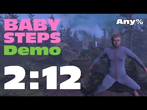 Baby Steps Demo Any% Speedrun in 2:12 (Full Demo Completion)
