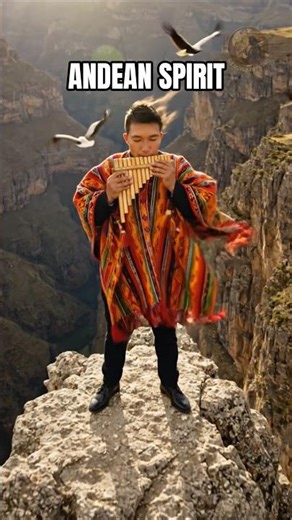 Andean Pan Flute 🌿 Leo Rojas • El Condor Pasa | Epic Pan Flute & Sacred Mountain Journey #shorts