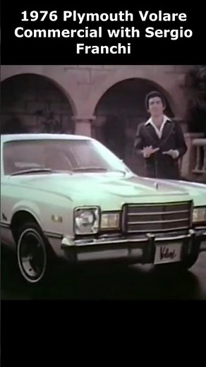 1976 Plymouth Volare Commercial with Sergio Franchi #volare #plymouth #publicite #commercial #pub