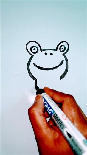 How to draw frog 🐸 for kidsdrawing #howtodraw #kidsdrawing #shorts ‪@PalakEducationArts‬