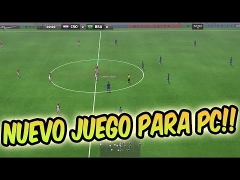 NUEVO JUEGO DE FÚTBOL GRATIS PARA PC!! INCREÍBLE JUGABILIDAD!