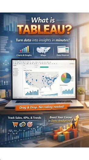 What is Tableau? | Tableau Explained in 1 Minute | Data Analytics for Beginners