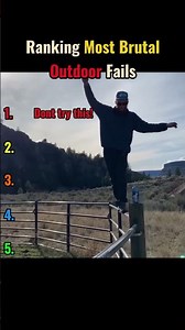 Ranking Most Brutal Outdoor Fails😭🤣 #fails #funny #viral #shorts #thefailrank #rankingvideos