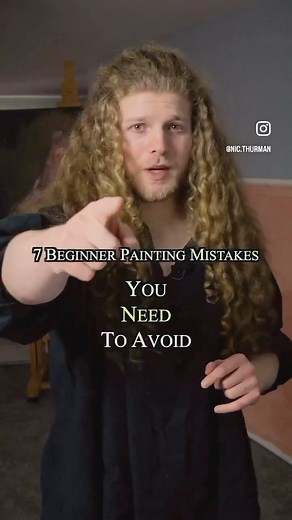 Nic Thurman | Tips: 1. Use broader brushes so you’re forced to get broad and blocky. This helps with solidity and actually achieves better likeness /... | Instagram