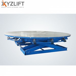 [Hot Item] Xyzlift Hydraulic Scissor Lift Rotating Platform Car Turntable Lift