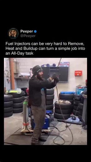 PEEPER on Instagram: "Fuel injectors can be extremely hard to remove, even though they look like simple parts. Over time, intense heat, carbon deposits, and corrosion build up around the injector, causing it to seize tightly inside the engine. As the engine heats up and cools down, these deposits harden and bond the injector to the cylinder head. This can turn a routine repair into hours of pulling, soaking, or using special extraction tools to avoid damage. This problem is especially common on 