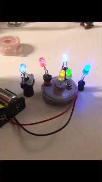 Electromagnetic induction demonstration kit. Wireless energy transfer.