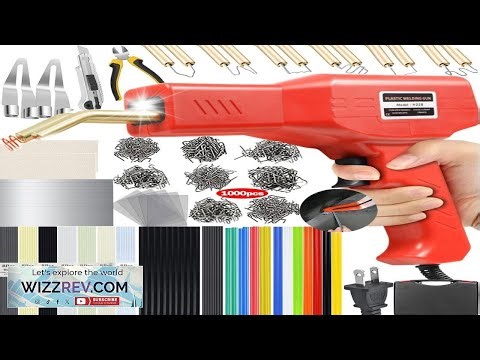 Upgraded 220W Plastic Welder 2 in 1 Plastic Welding Kit Plastic Repair