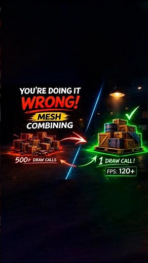 Unity Optimization: Complete Mesh Combining Tutorial (2026) #unity #gamedevelopment #unitytutorials