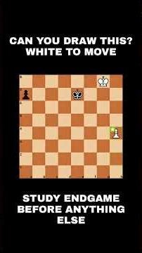 how to draw this endgame? #chess