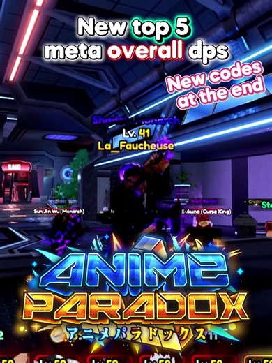 TOP 5 of the Best unit in Anime Paradox🥇​ #fyp #roblox #robloxanime #AP #animeparadoxroblox
