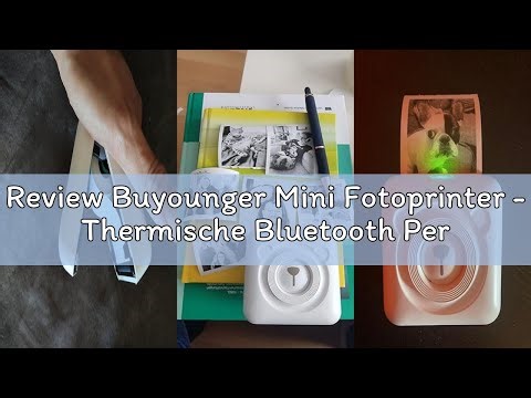 Review Buyounger Mini Fotoprinter - Thermische Bluetooth Peripage Printer Zonder Inkt - Draagbare Sm