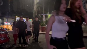 Philippine Manila nightlife street scenes! #makeuphack #makeupbyme #new #trevel #stylestatement #travelawesome #walkingstreet #mbappe #phillipines #nightlife | Travel with me