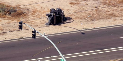 Rollover UTV crash leaves man critically hurt in Mesa
